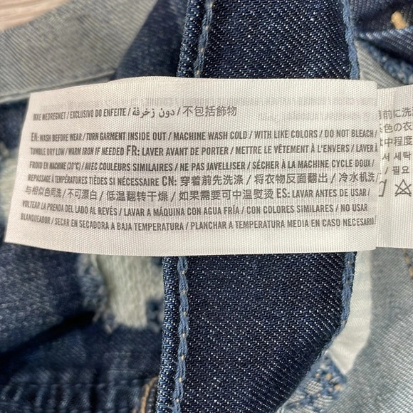 NWOT Hollister High Rise Short Short Ripped Dark Wash Denim 2” Inseam Size 5 - Picture 11 of 15